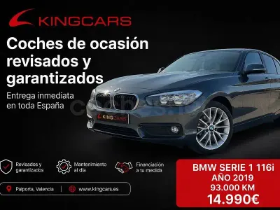 Usado BMW 116 Comfort Edition 109 CV (80 kW) 2019 Gris / plata Utilitario