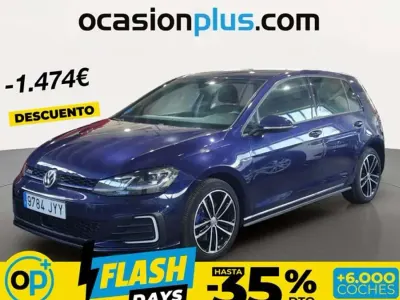 Usado VW Golf VII GTE 204 CV (150 kW) 2017 Azul Utilitario