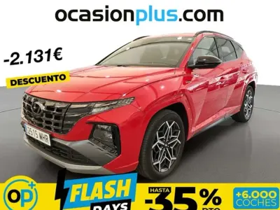 Usado Hyundai Tucson N Line 150 CV (110 kW) 2023 Rojo SUV