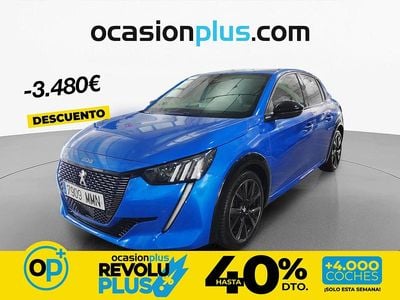Usado Peugeot 208 GT 100 CV (73 kW) 2024 Azul Utilitario