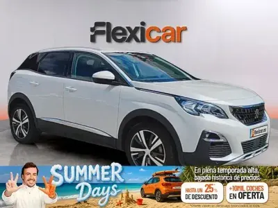 Usado Peugeot 3008 Active 130 CV (95 kW) 2018 Blanco SUV
