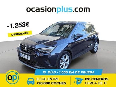 Usado Seat Arona FR 90 CV (66 kW) 2022 Azul SUV