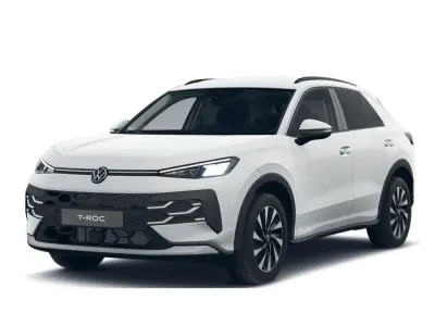 Nuevo VW T-Roc 150 CV (110 kW) 2026 Blanco y punto SUV