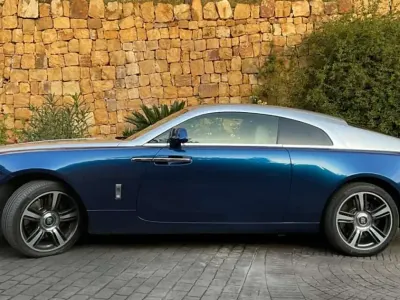 Usado Rolls Royce Wraith 632 CV (464 kW) 2014 Azul Coupe