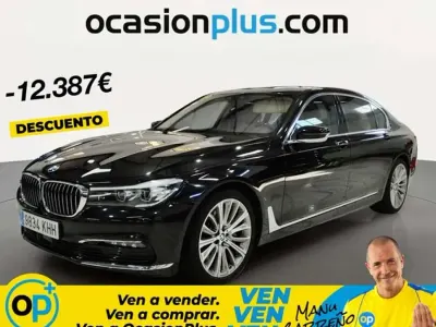 Usado BMW 750L 449 CV (330 kW) 2018 Negro Berlina