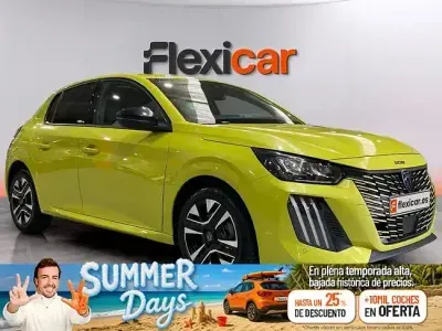 Usado Peugeot 208 Allure 100 CV (73 kW) 2025 Amarillo Utilitario