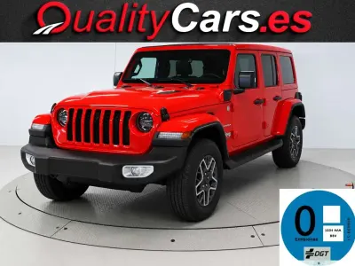Usado Jeep Wrangler Unlimited Sahara 381 CV (280 kW) 2023 Rojo SUV