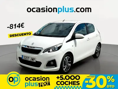 Usado Peugeot 108 Allure 82 CV (60 kW) 2016 Blanco