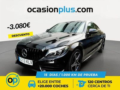 Käytetty Mercedes C250 204 HP (150 kW) 2018 Musta Coupe - kaksiovinen