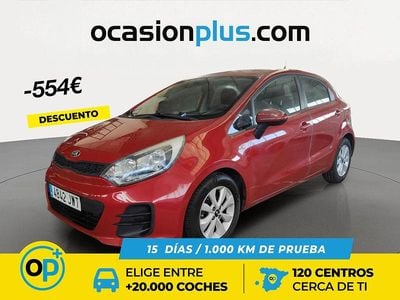 Usado Kia Rio 84 CV (61 kW) 2017 Rojo