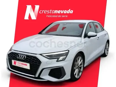 Usado Audi A3 S-Line 150 CV (110 kW) 2023 Blanco Berlina