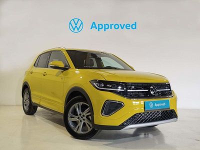 Amarillo Usado 2024 VW T-Cross R-line SUV | 27.900 € (Un poco caro)