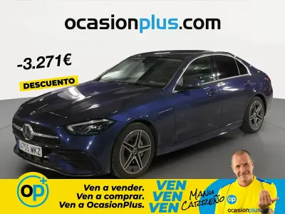 Usado Mercedes C200 163 CV (119 kW) 2023 Azul Berlina