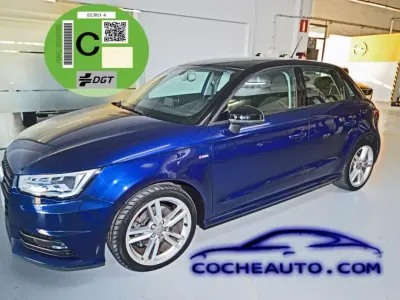 Usado Audi A1 Sportback Design 116 CV (85 kW) 2018 Azul Utilitario