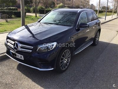 Usado Mercedes GLC350 AMG line 320 CV (235 kW) 2017 Azul SUV