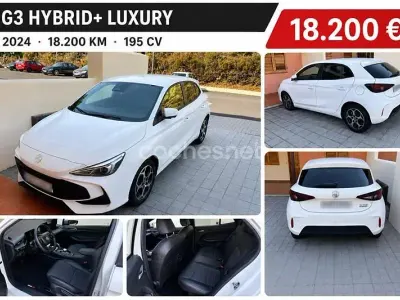 Usado MG MG3 Luxury 195 CV (143 kW) 2024 Blanco Utilitario