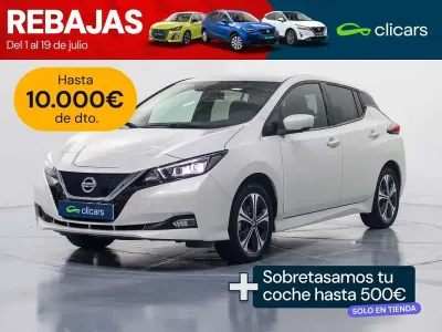 Usado Nissan Leaf Tekna 160 kW (218 CV) 2021 Blanco Utilitario