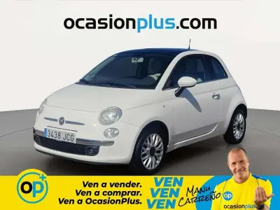 Usado Fiat 500 Lounge 69 CV (50 kW) 2015 Blanco Utilitario
