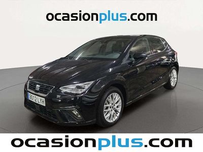 Usado Seat Ibiza FR 110 CV (80 kW) 2022 Negro Utilitario