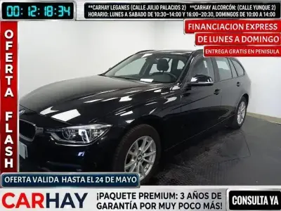Usado BMW 318 150 CV (110 kW) 2019 Negro Familiar