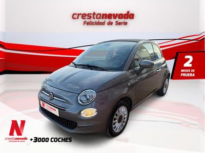 Usado Fiat 500C Lounge 69 CV (50 kW) 2020 Gris / plata Descapotable