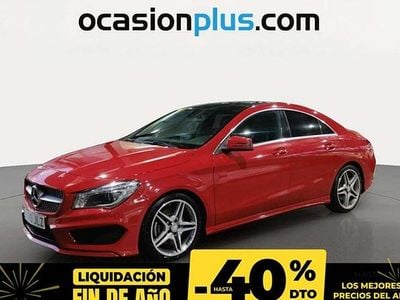 Rojo Usado 2016 Mercedes 220 AMG line Coupe | 21.658 € (Precio justo)