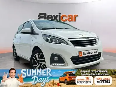 Usado Peugeot 108 Allure 72 CV (52 kW) 2020 Blanco Berlina