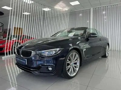 Käytetty BMW 420 Sport Line 184 HP (135 kW) 2019 Sininen Avoauto