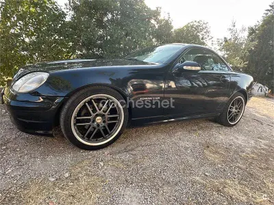 Usado Mercedes SLK200 Edition 163 CV (119 kW) 2003 Negro Descapotable