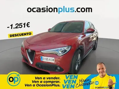 Usado Alfa Romeo Stelvio Super 180 CV (132 kW) 2018 Rojo SUV