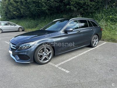 Usado Mercedes C220 170 CV (125 kW) 2015 Gris / plata Familiar