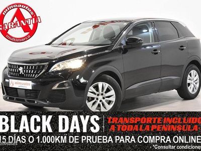 Usado Peugeot 3008 Active 131 CV (96 kW) 2019 Negro SUV
