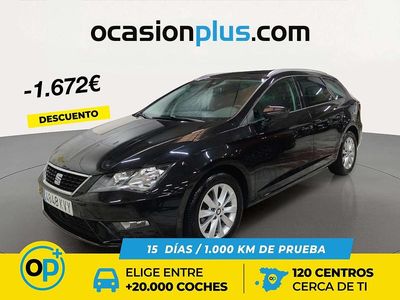 Usado Seat Leon Style 115 CV (84 kW) 2019 Negro Familiar