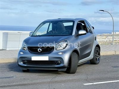 Usado Smart ForTwo Cabrio Prime 90 CV (66 kW) 2017 Gris / plata Descapotable