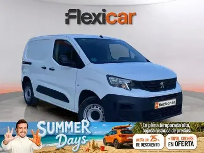 Usado Peugeot Partner 102 CV (75 kW) 2021 Blanco Monovolumen