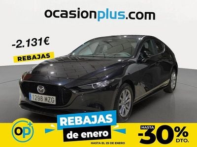 Negro Usado 2025 Mazda 3 Prime-Line Berlina | 23.190 € (Precio justo)
