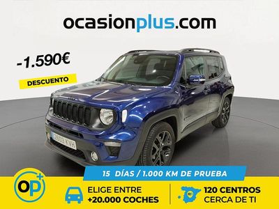 Usado Jeep Renegade Night Eagle 150 CV (110 kW) 2019 Azul SUV