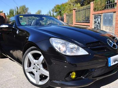 Usado Mercedes SLK200 AMG 163 CV (119 kW) 2006 Negro Descapotable