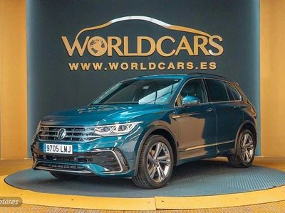 Azul Usado 2021 VW Tiguan R-line SUV | 33.745 € (Un poco caro)