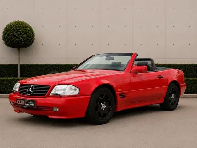Usado Mercedes SL500 320 CV (235 kW) 1995 Rojo Coupe