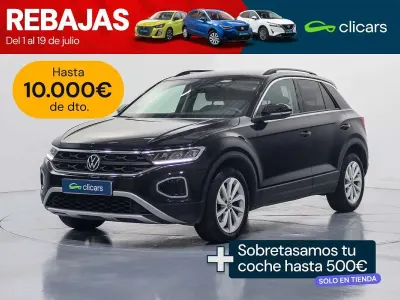 Usado VW T-Roc Life 110 CV (80 kW) 2022 Negro SUV