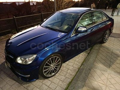 Usado Mercedes C350 Avantgarde 272 CV (200 kW) 2007 Azul Berlina