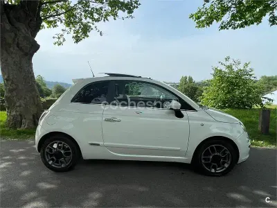 Usado Fiat 500 Sport 69 CV (50 kW) 2009 Blanco Descapotable