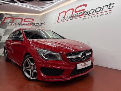 Rojo Usado 2016 Mercedes CLA200 Shooting Brake AMG line Familiar | 17.900 € (Precio justo)