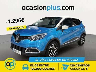 Usado Renault Captur Zen 90 CV (66 kW) 2016 Azul SUV