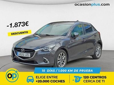 Usado Mazda 2 Luxury 90 CV (66 kW) 2017 Gris Utilitario