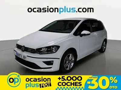 Begagnad VW Golf Sportsvan Advance 125 HK (91 kW) 2015 Vit Minibuss