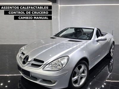 Usado Mercedes SLK200 163 CV (119 kW) 2004 Gris / plata Descapotable