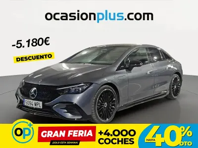 Usado Mercedes EQE350 214 kW (292 CV) 2024 Gris Berlina