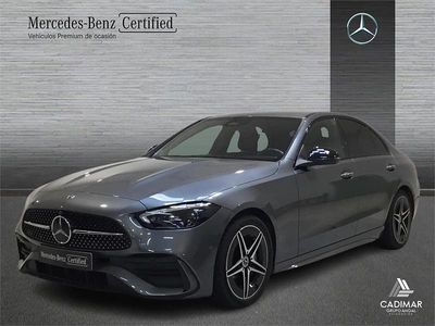 Gris Usado 2021 Mercedes C200 AMG line Berlina | 36.900 € (Un poco caro)